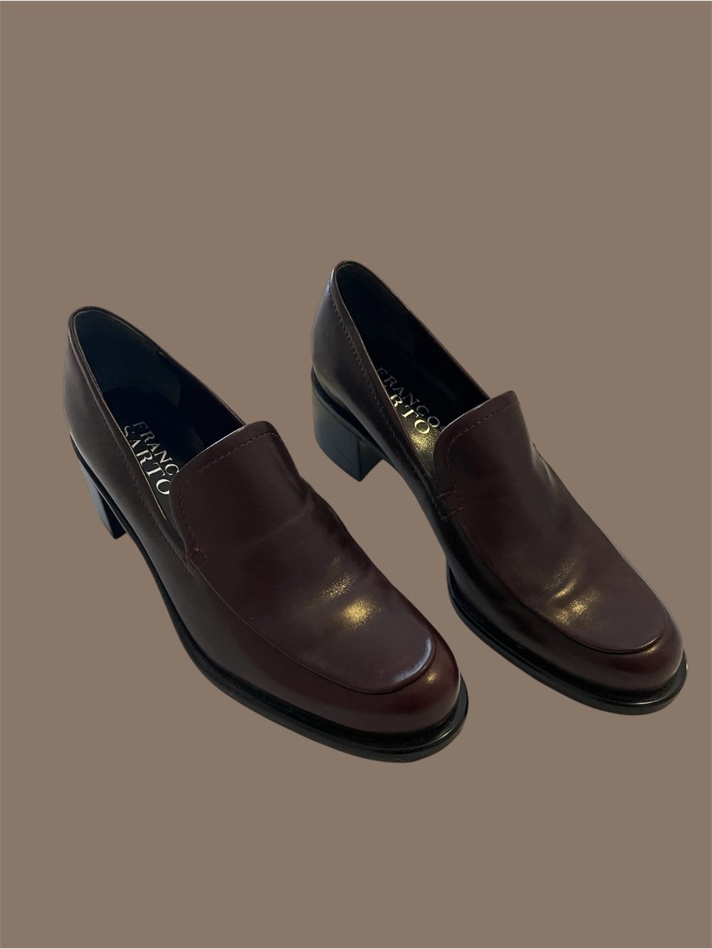 Burgundy Dress Loafers